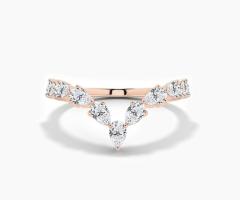 Curved Wedding Bands - Earth Shine Jewels - Image 2