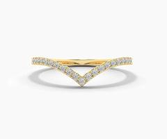 Curved Wedding Bands - Earth Shine Jewels - Image 4
