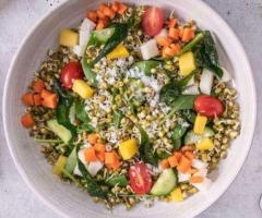 Sprouted Green Moong Salad – Fresh & Healthy Meal