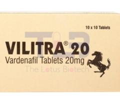 Buy Vardenafil 20mg Vilitra Tablets Online